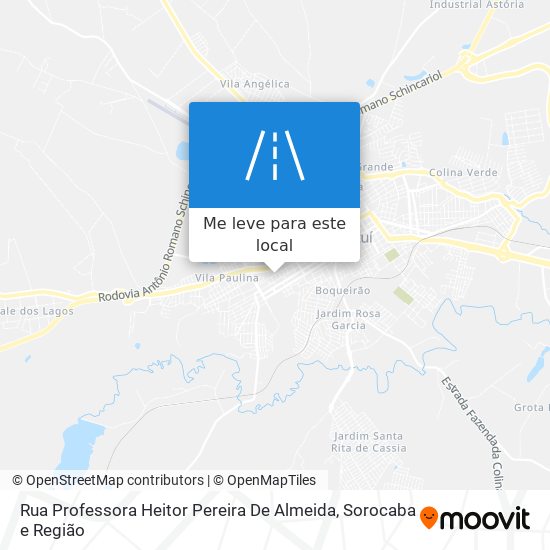 Rua Professora Heitor Pereira De Almeida mapa