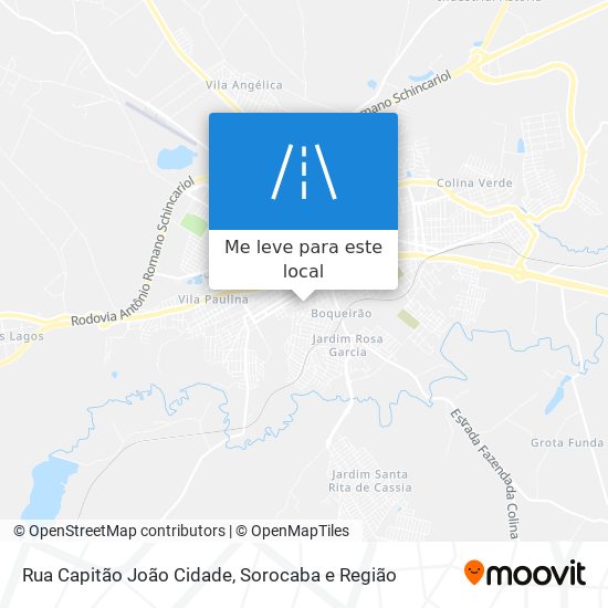 Rua Capitão João Cidade mapa