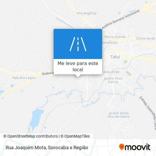 Rua Joaquim Mota mapa