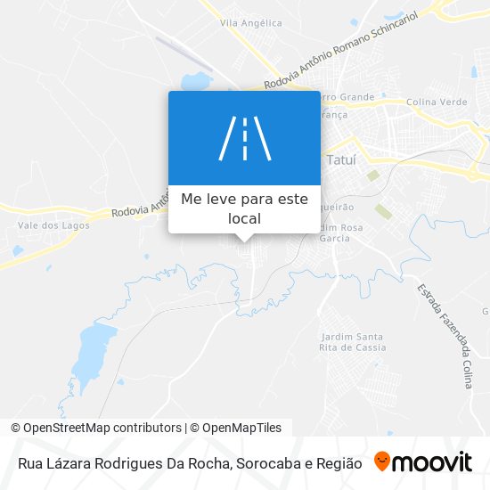 Rua Lázara Rodrigues Da Rocha mapa