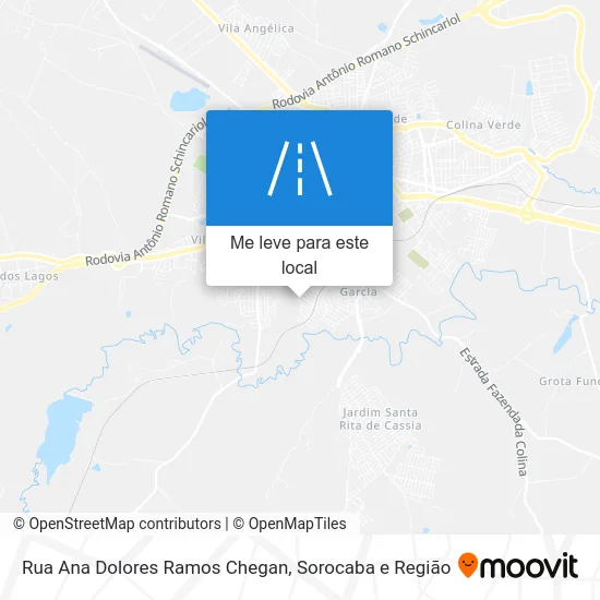 Rua Ana Dolores Ramos Chegan mapa