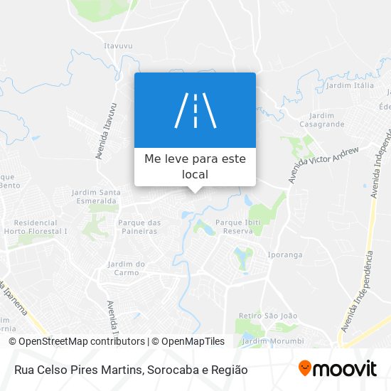 Rua Celso Pires Martins mapa