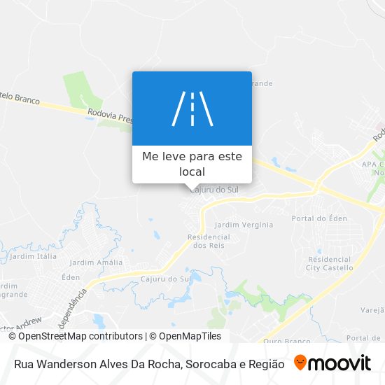 Rua Wanderson Alves Da Rocha mapa