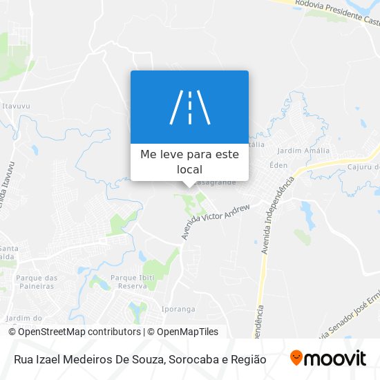 Rua Izael Medeiros De Souza mapa