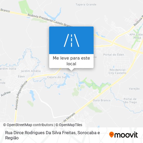 Rua Dirce Rodrigues Da Silva Freitas mapa