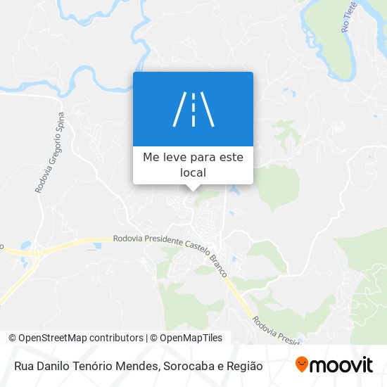 Rua Danilo Tenório Mendes mapa