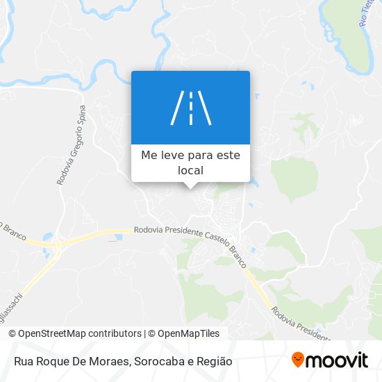 Rua Roque De Moraes mapa