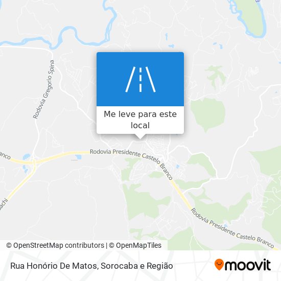 Rua Honório De Matos mapa