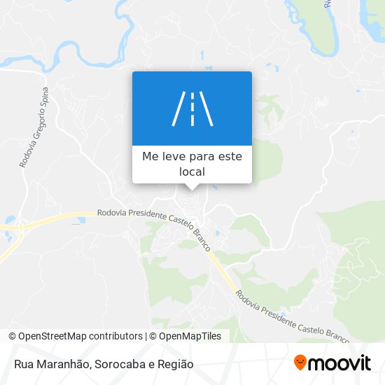 Rua Maranhão mapa