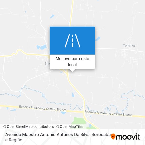 Avenida Maestro Antonio Antunes Da Silva mapa