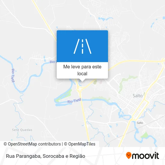 Rua Parangaba mapa