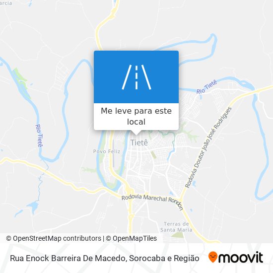 Rua Enock Barreira De Macedo mapa