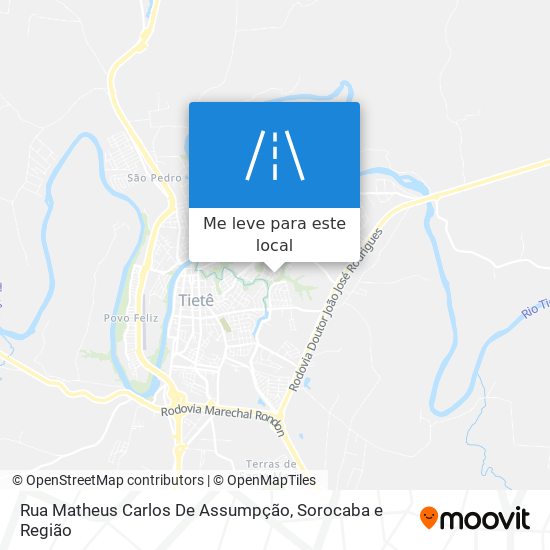 Rua Matheus Carlos De Assumpção mapa