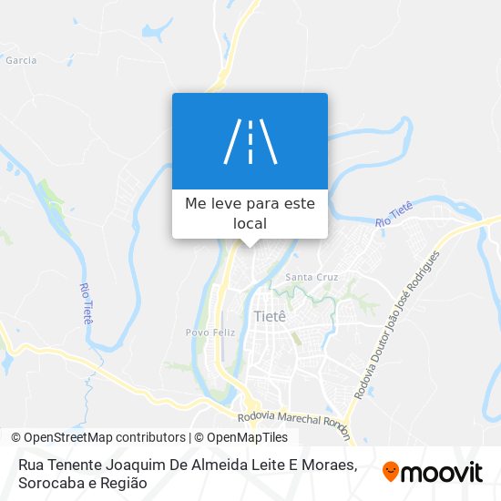 Rua Tenente Joaquim De Almeida Leite E Moraes mapa