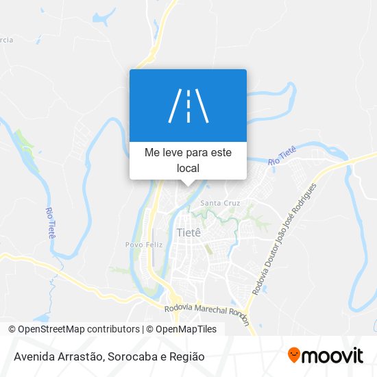 Avenida Arrastão mapa