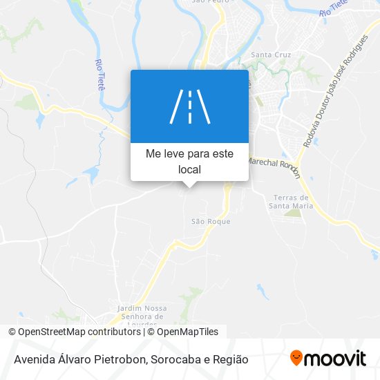 Avenida Álvaro Pietrobon mapa