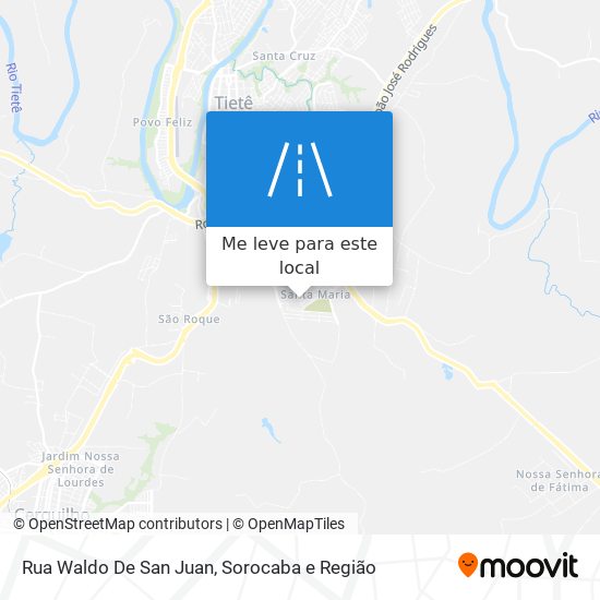 Rua Waldo De San Juan mapa