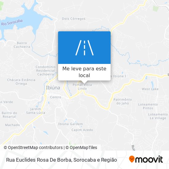 Rua Euclides Rosa De Borba mapa