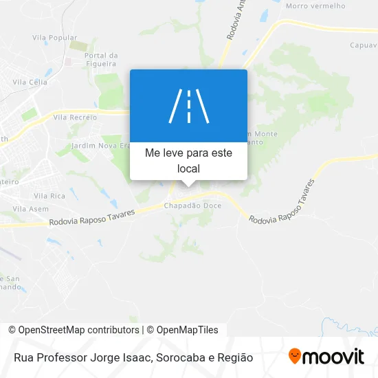 Rua Professor Jorge Isaac mapa