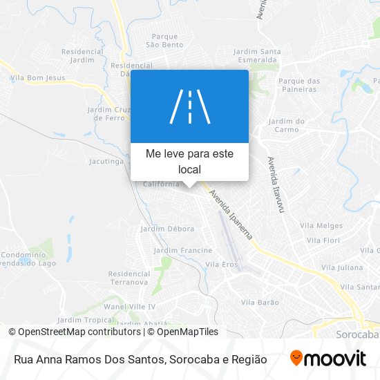 Rua Anna Ramos Dos Santos mapa