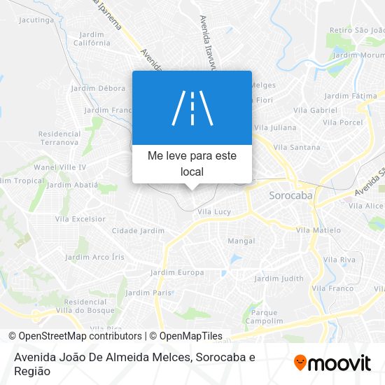 Avenida João De Almeida Melces mapa