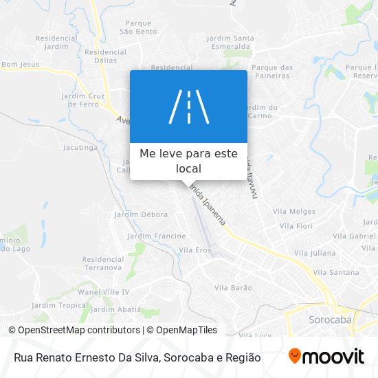 Rua Renato Ernesto Da Silva mapa