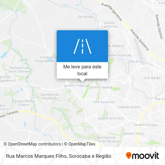 Rua Marcos Marques Filho mapa