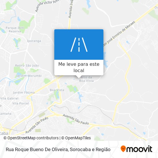 Rua Roque Bueno De Oliveira mapa