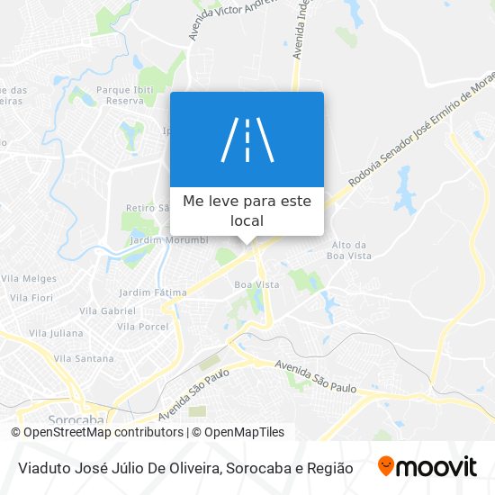 Viaduto José Júlio De Oliveira mapa