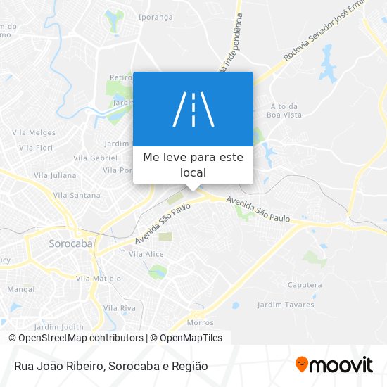 Rua Joāo Ribeiro mapa