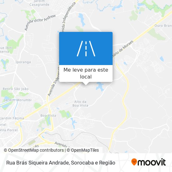 Rua Brás Siqueira Andrade mapa