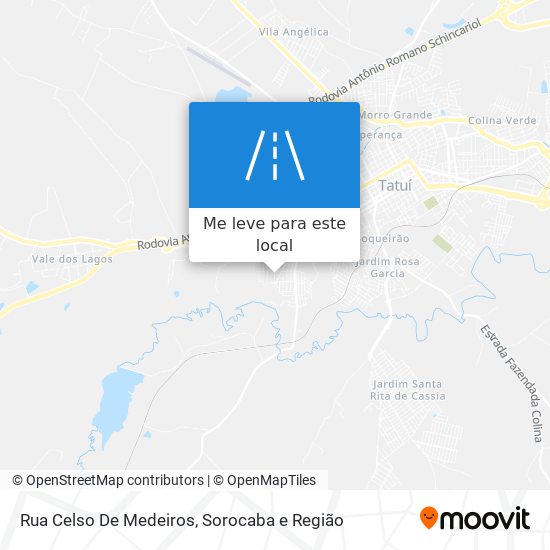 Rua Celso De Medeiros mapa