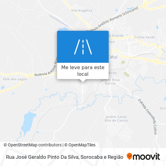 Rua José Geraldo Pinto Da Silva mapa