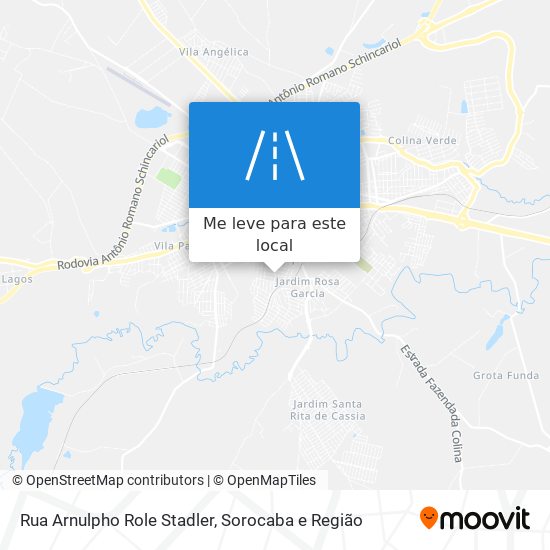 Rua Arnulpho Role Stadler mapa