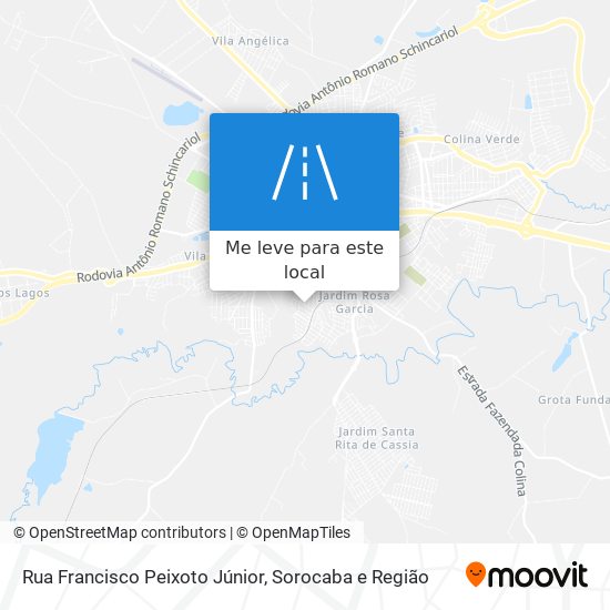 Rua Francisco Peixoto Júnior mapa