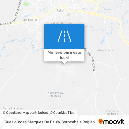 Rua Lourdes Marques De Paula mapa