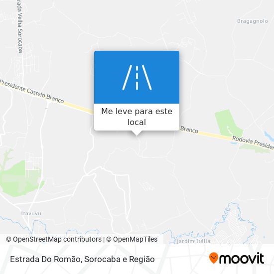 Estrada Do Romão mapa