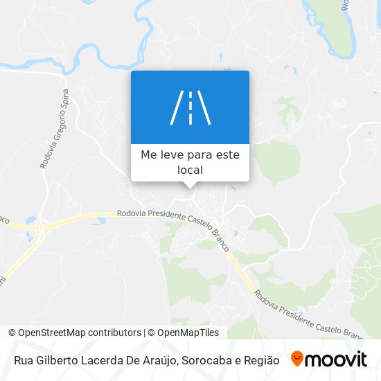 Rua Gilberto Lacerda De Araújo mapa