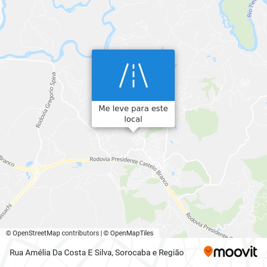 Rua Amélia Da Costa E Silva mapa