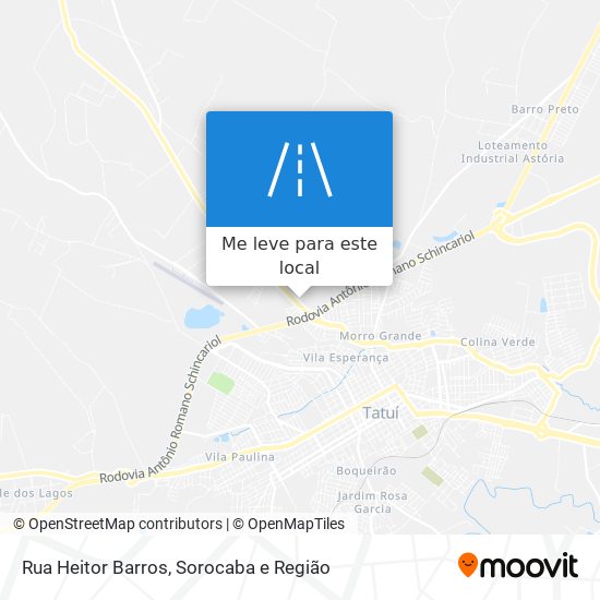 Rua Heitor Barros mapa