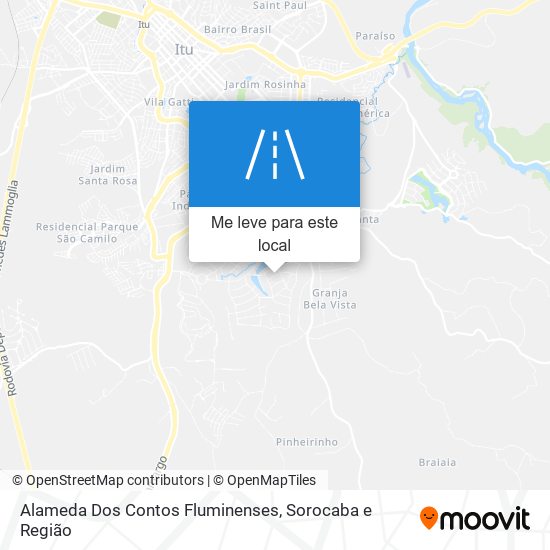 Alameda Dos Contos Fluminenses mapa