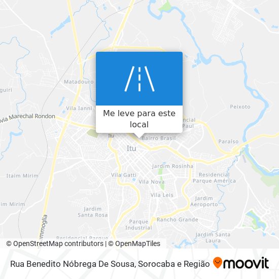 Rua Benedito Nóbrega De Sousa mapa