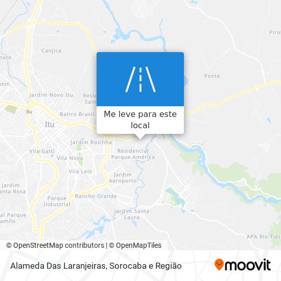 Alameda Das Laranjeiras mapa