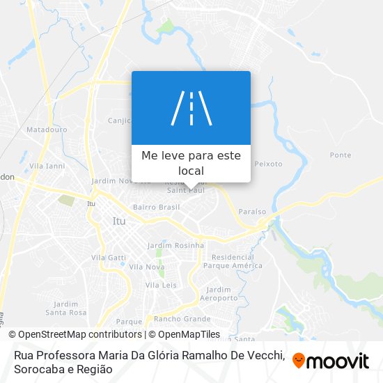 Rua Professora Maria Da Glória Ramalho De Vecchi mapa