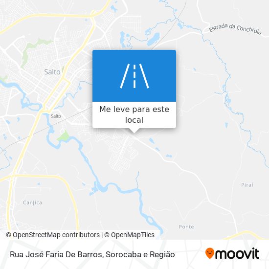 Rua José Faria De Barros mapa