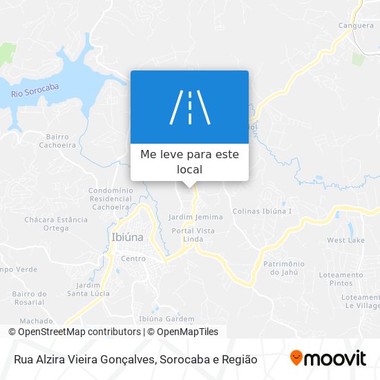 Rua Alzira Vieira Gonçalves mapa