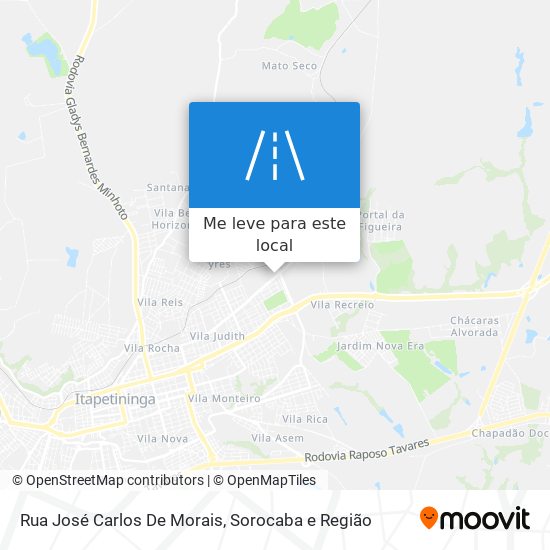 Rua José Carlos De Morais mapa