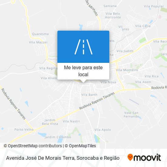 Avenida José De Morais Terra mapa