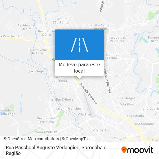 Rua Paschoal Augusto Verlangieri mapa