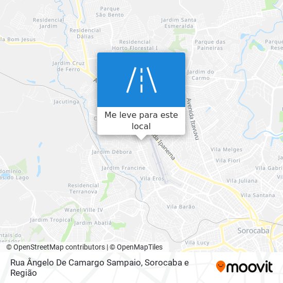 Rua Ângelo De Camargo Sampaio mapa